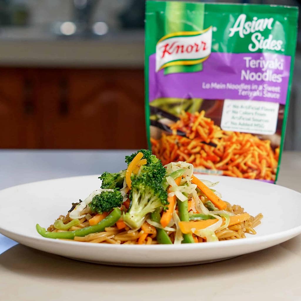 Stir Fry Spicy Veg with Knorr Teriyaki Noodles