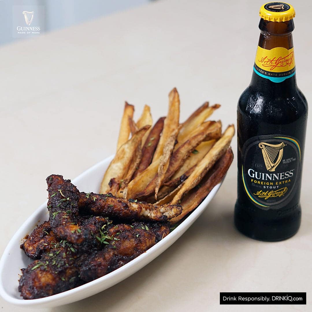 Guinness Glazed Fish & Chips via @eatahfood