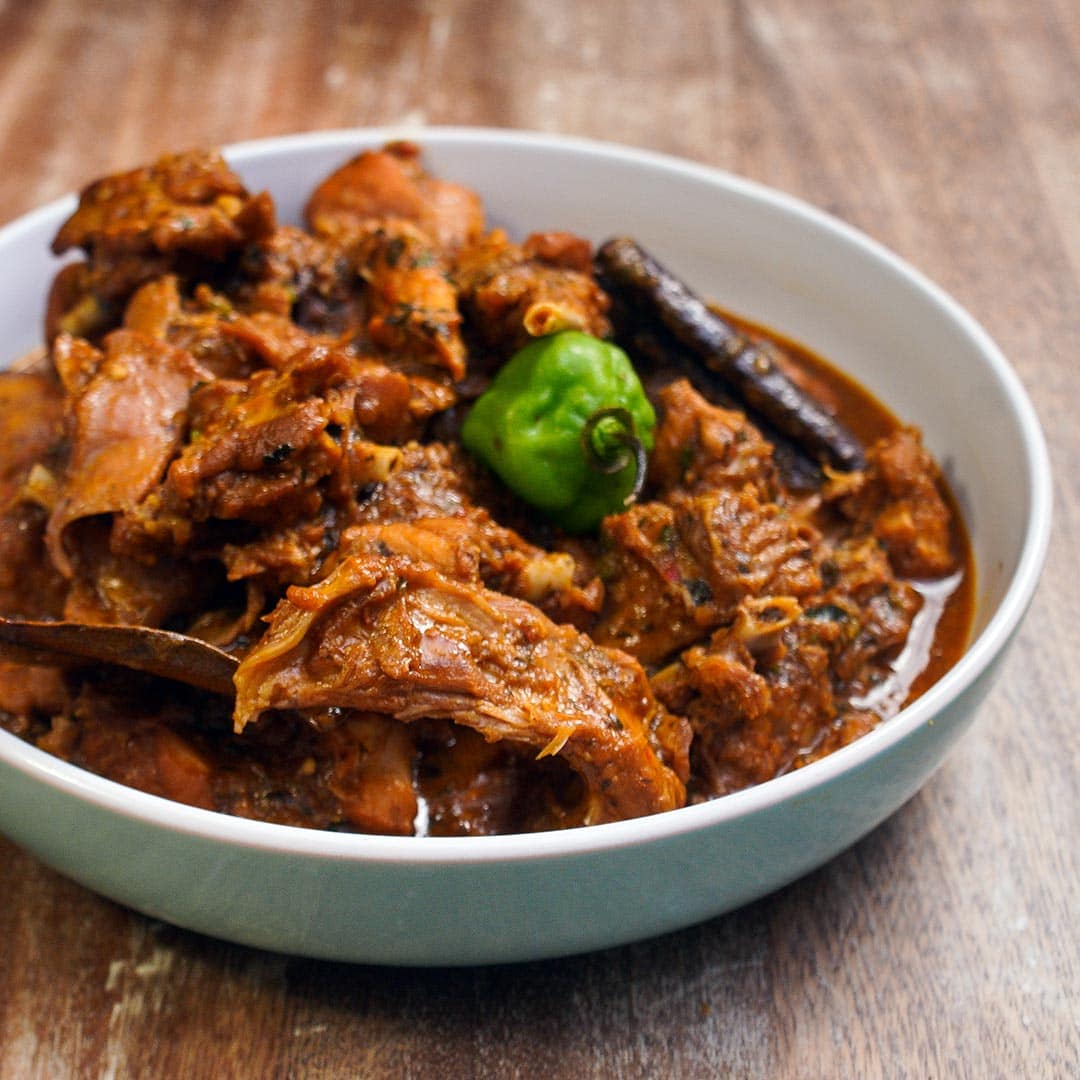 Roucou Stew Rabbit via @eatahfood