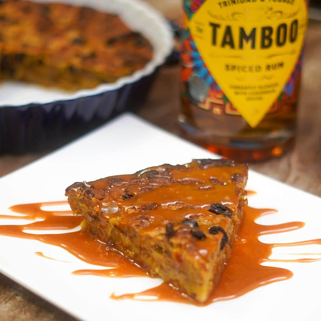 rum & raisin bread pudding