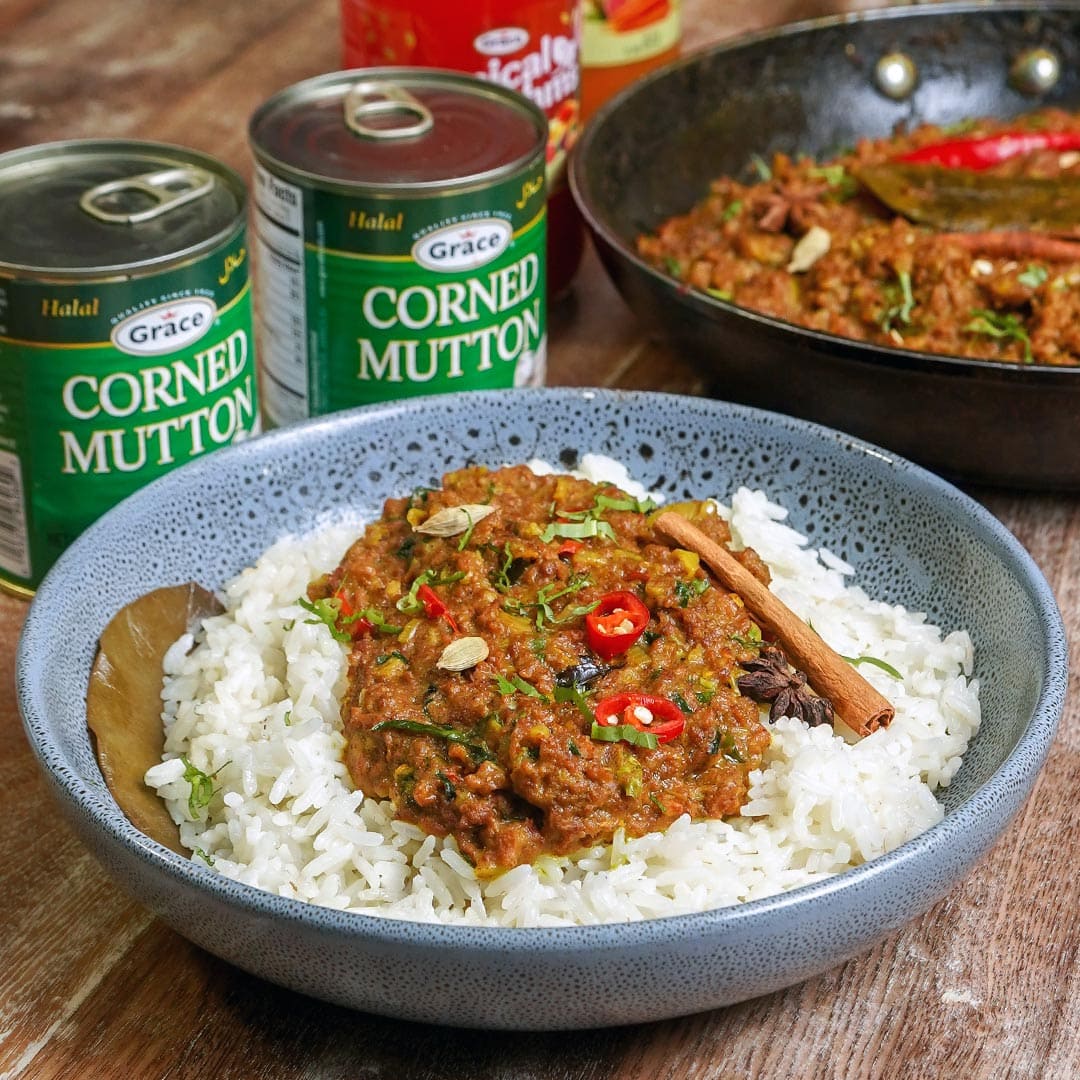 Curry Corned Mutton via @eatahfood