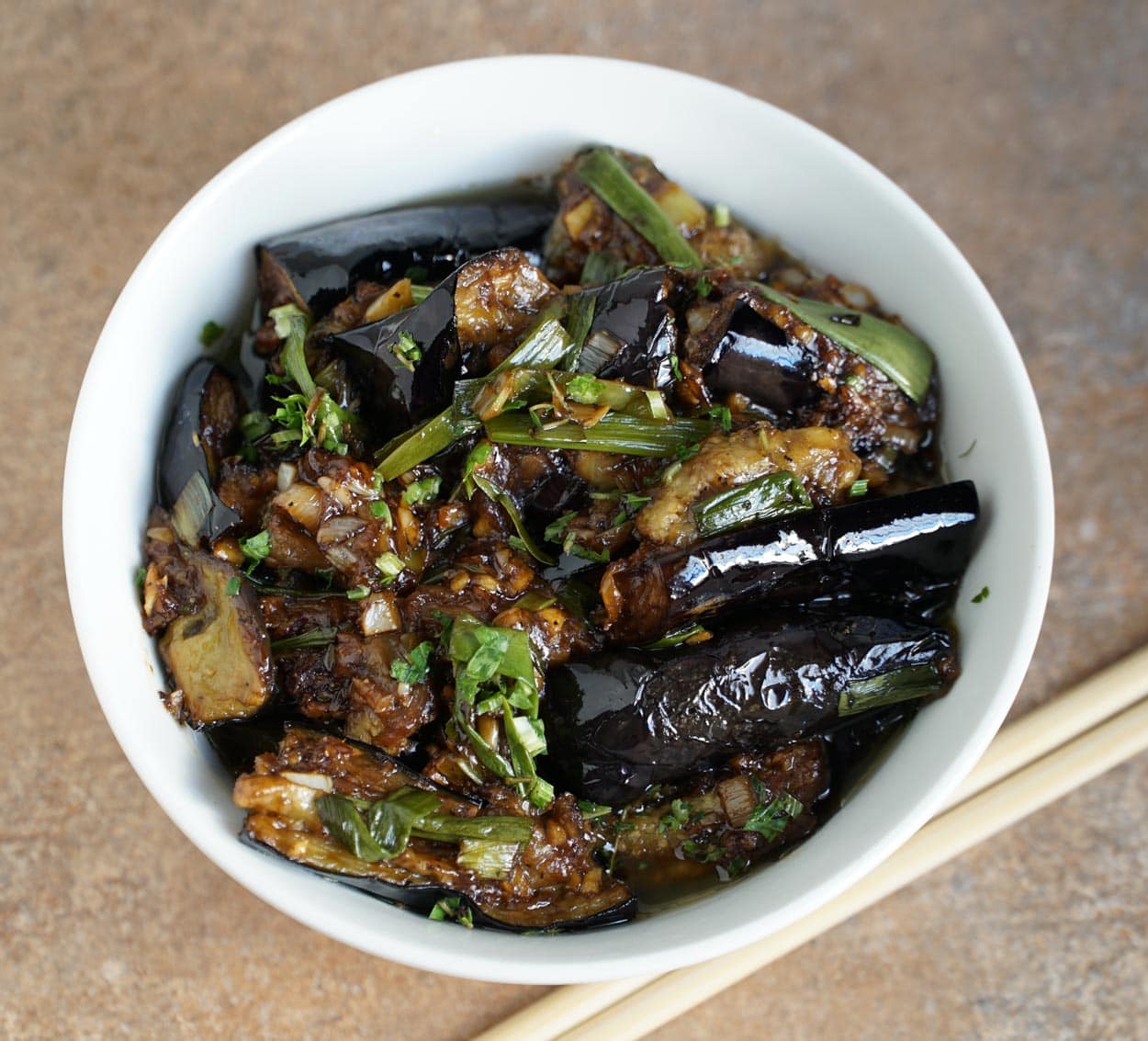 Spicy Asian Eggplant via @eatahfood