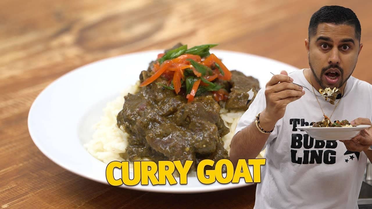 Curry Goat via @eatahfood