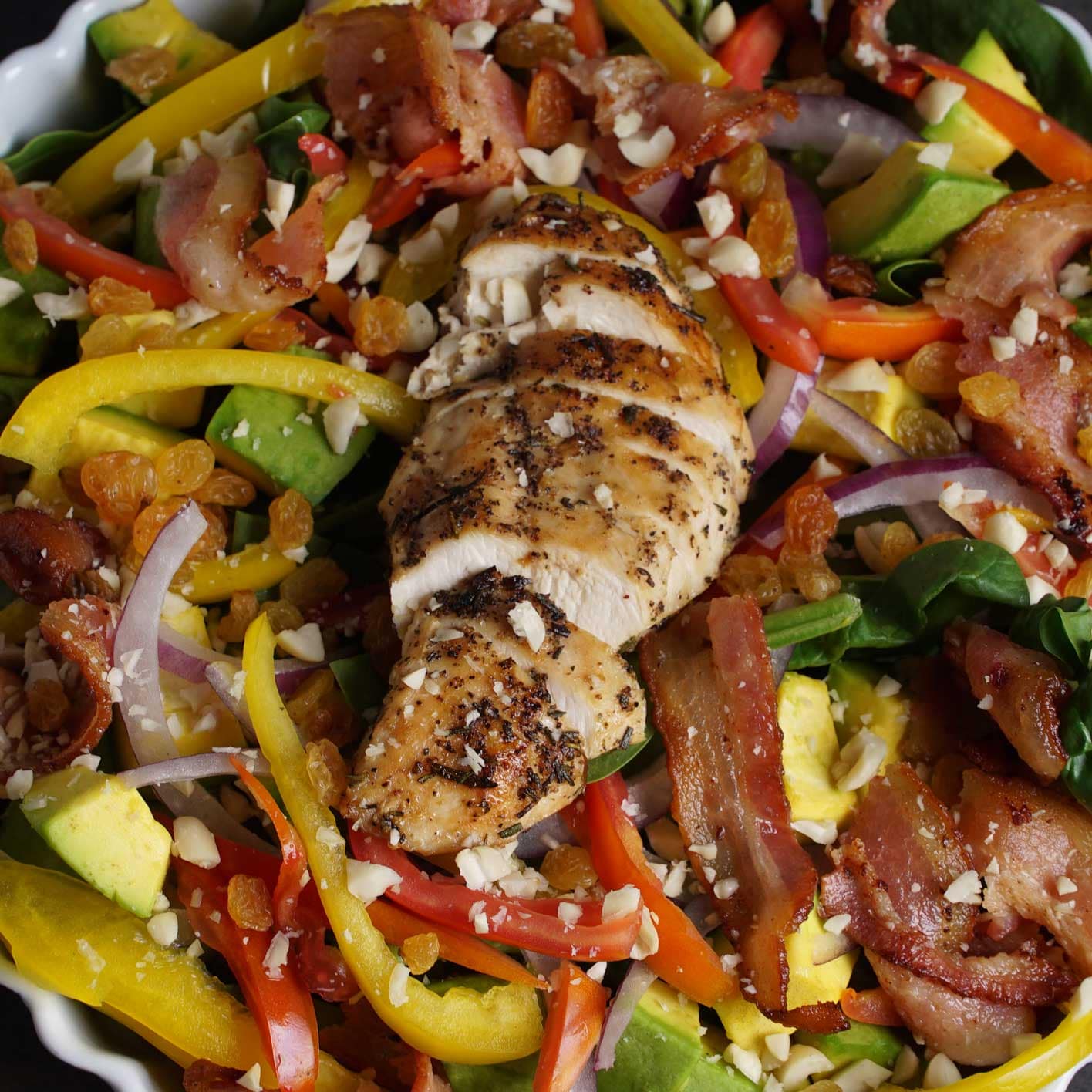 Simply Local | Avocado and Bacon Salad via @eatahfood