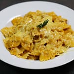 Pasta In Roasted Pumpkin Sauce
