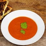 Roasted Garlic & Tomato Soup