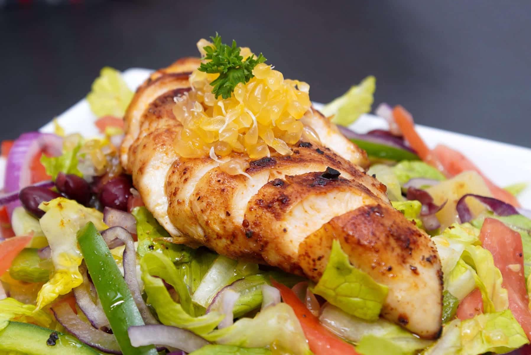 Tropical Chicken Salad via @eatahfood