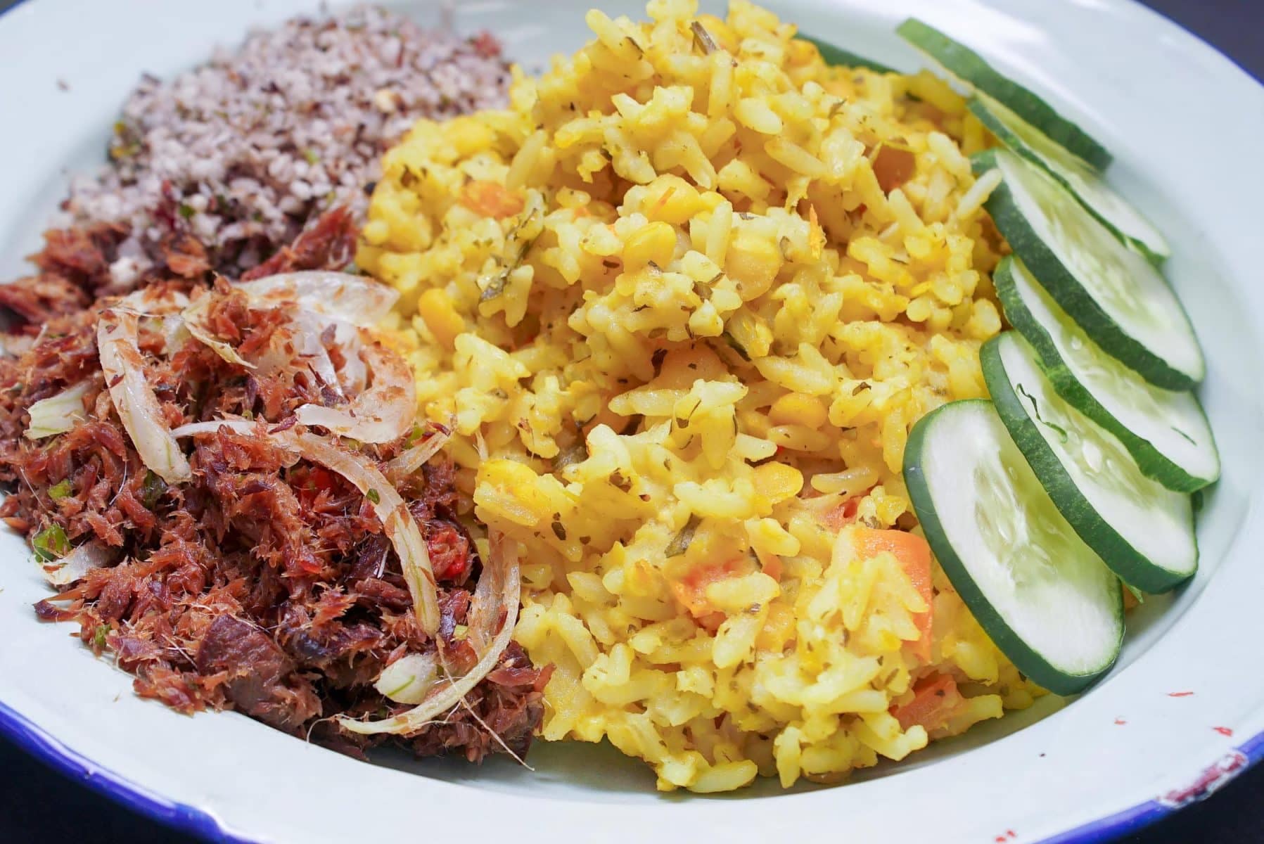 Kitchari & Coconut Chai via @eatahfood