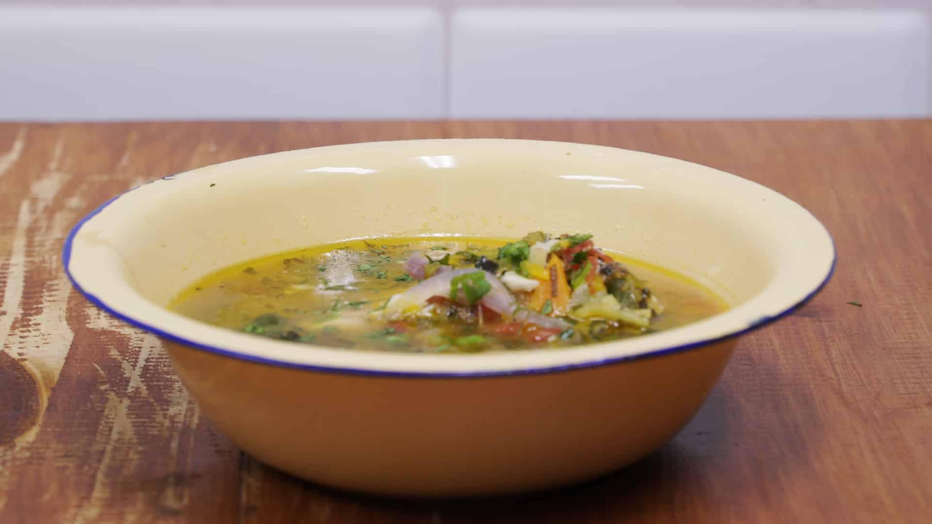 Fish Broth via @eatahfood