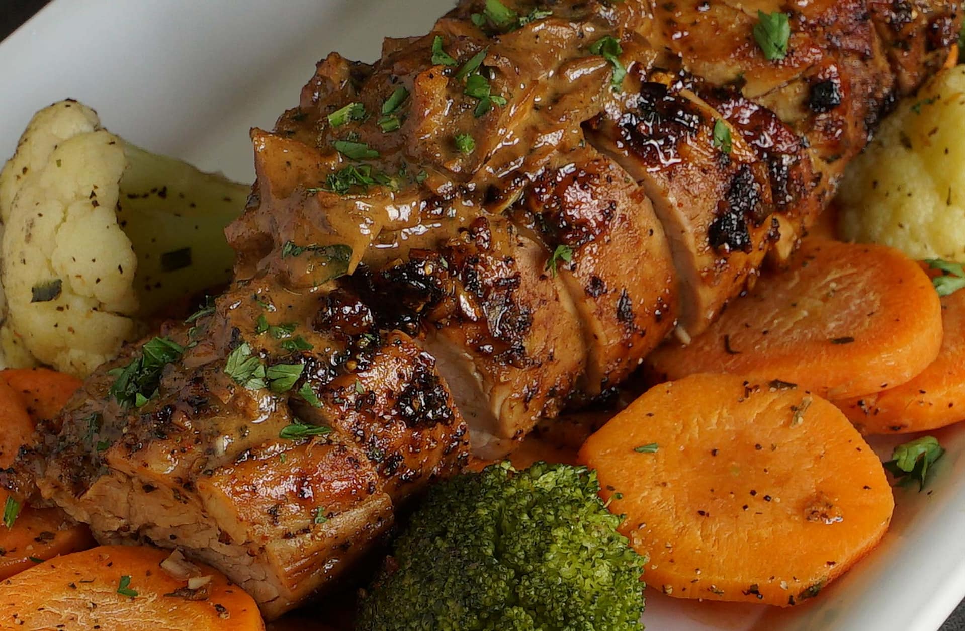 Roasted Pork Tenderloin via @eatahfood