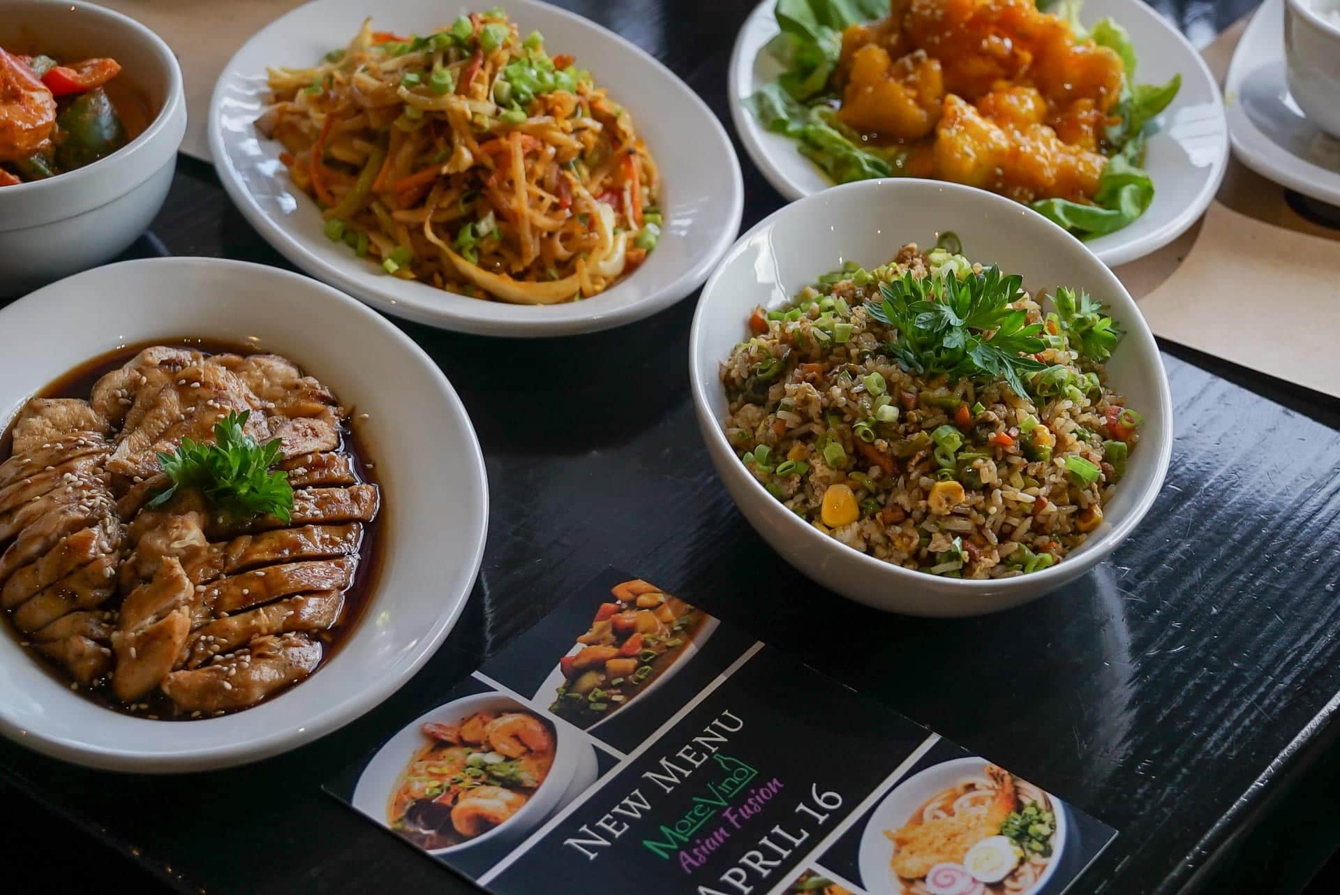 ASIAN FUSION @ MORE VINO via @eatahfood