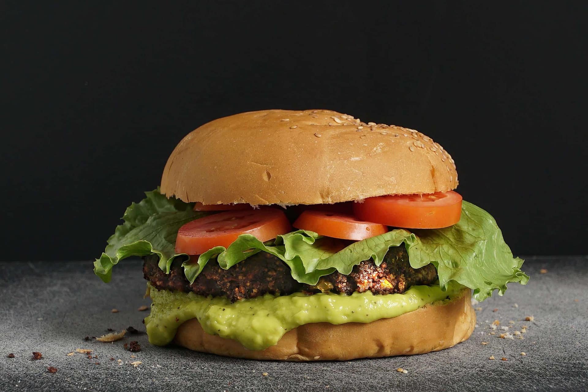 Vegan Black Bean Burger via @eatahfood