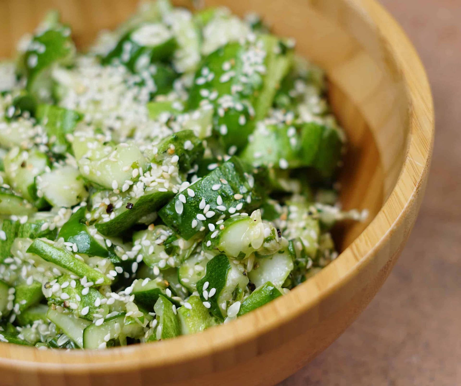 Smashed Cucumber Chow via @eatahfood