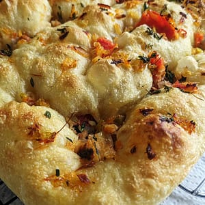 Saltfish Buljol Focaccia