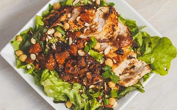 Roasted Pumpkin & Chicken Salad