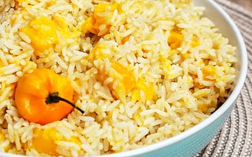 coconut mango rice
